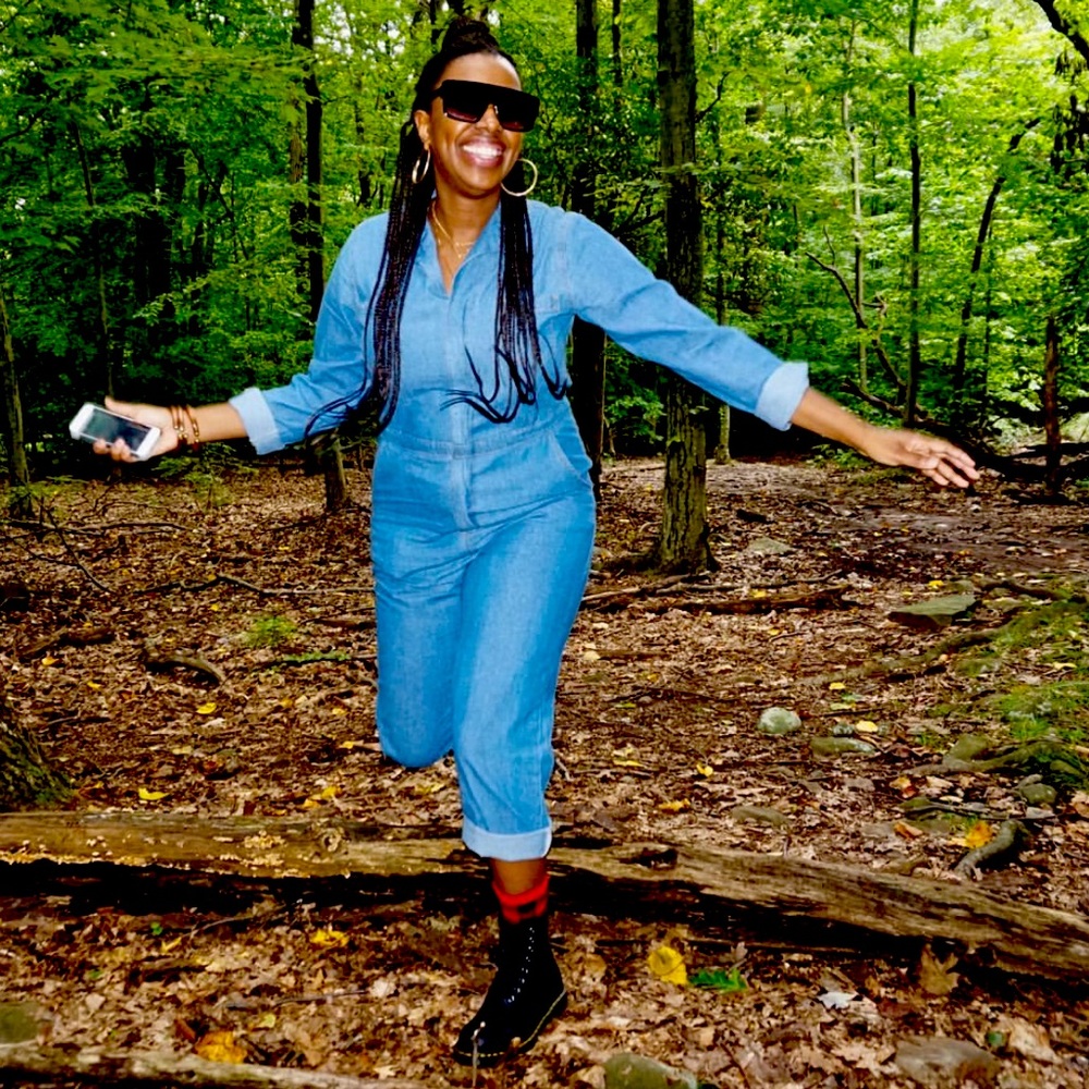 Denim jumpsuit